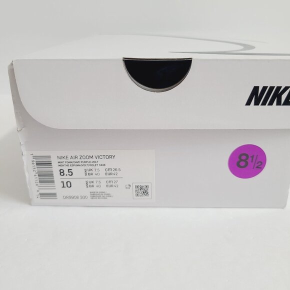 Nike Air Zoom Victory Track Shoes WITH SPIKES DR9908-300 Size 8.5 Mint Foam main image 7